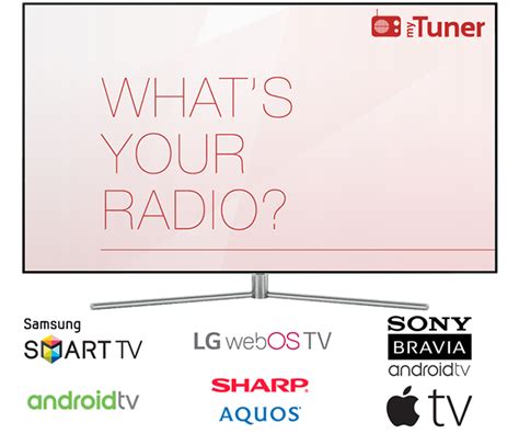 myTuner Radio is now on Samsung and LG smart TVs.